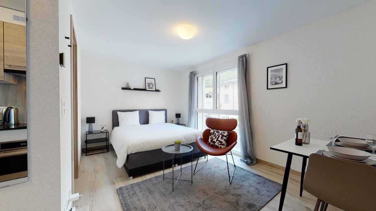 Nonanteneuf Appart Hotel Aigle - Contactless Check-In Exteriör bild